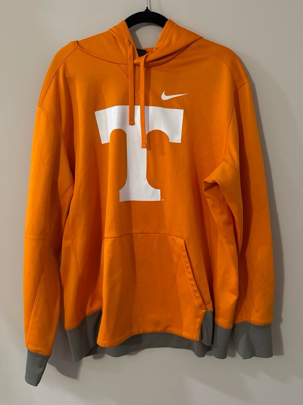 Nike Orange Hoodie with White Tennessee T Logo